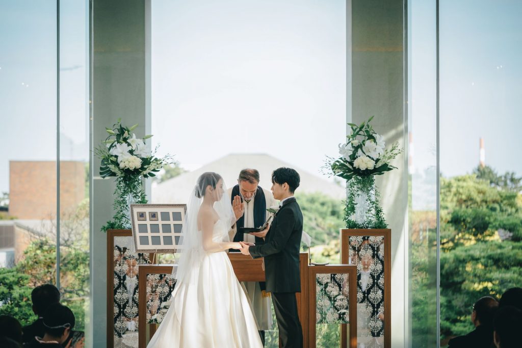 THE MEETS MARINA TERRACEご新郎ご新婦の立ち位置についての画像