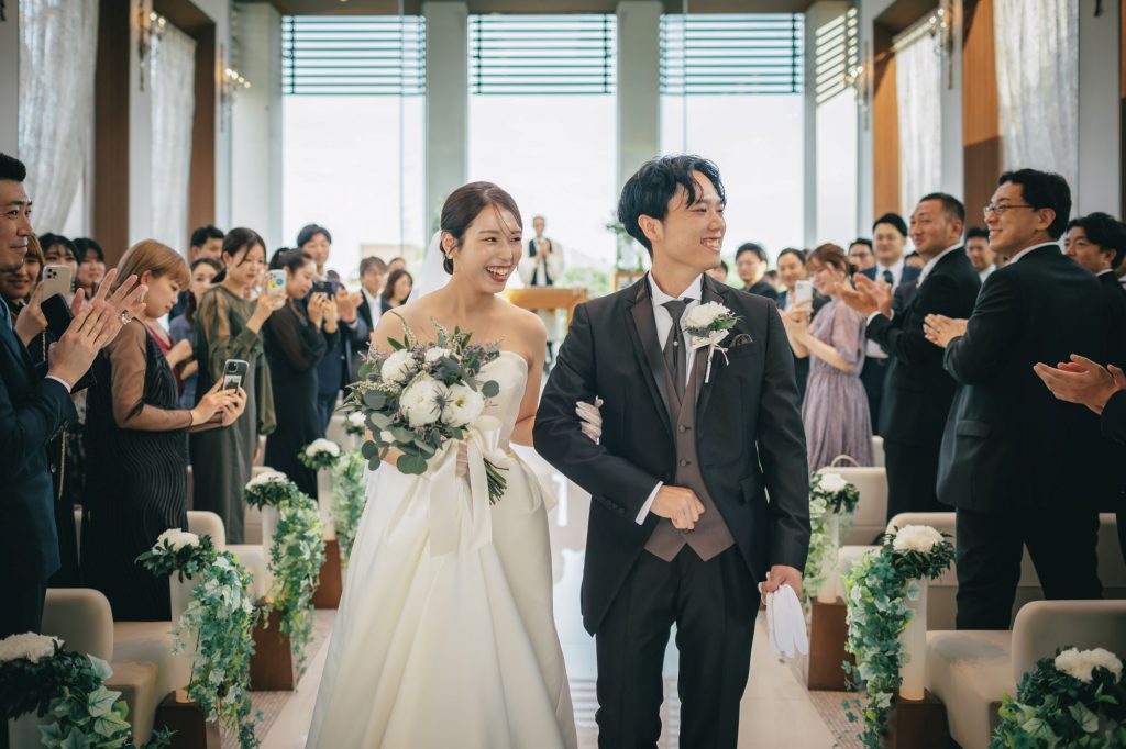 THE MEETS MARINA TERRACEご新郎ご新婦の立ち位置についての画像