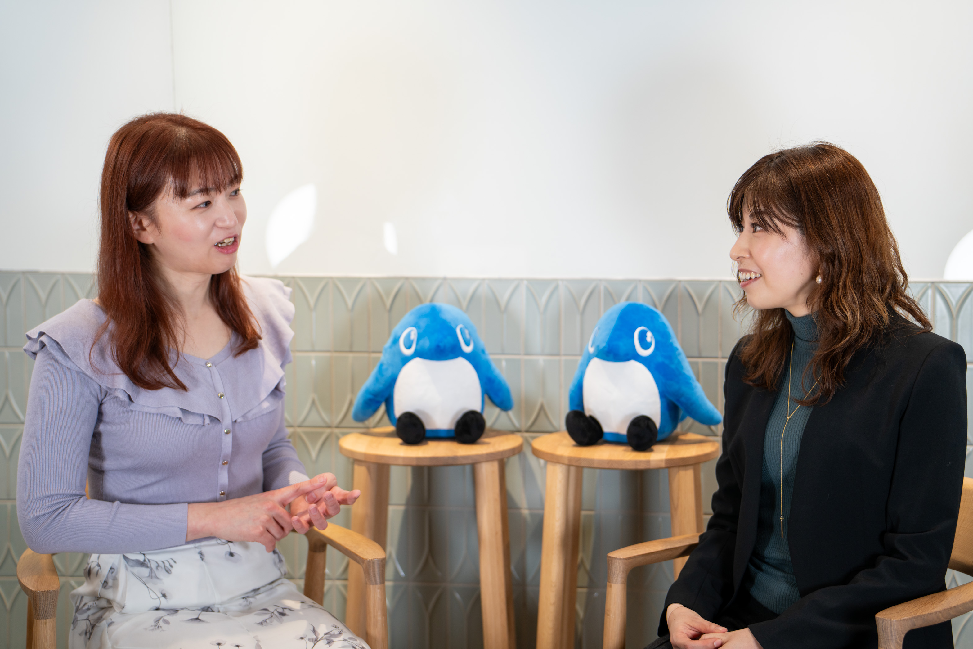 yuiさんとmioさんの対談風景