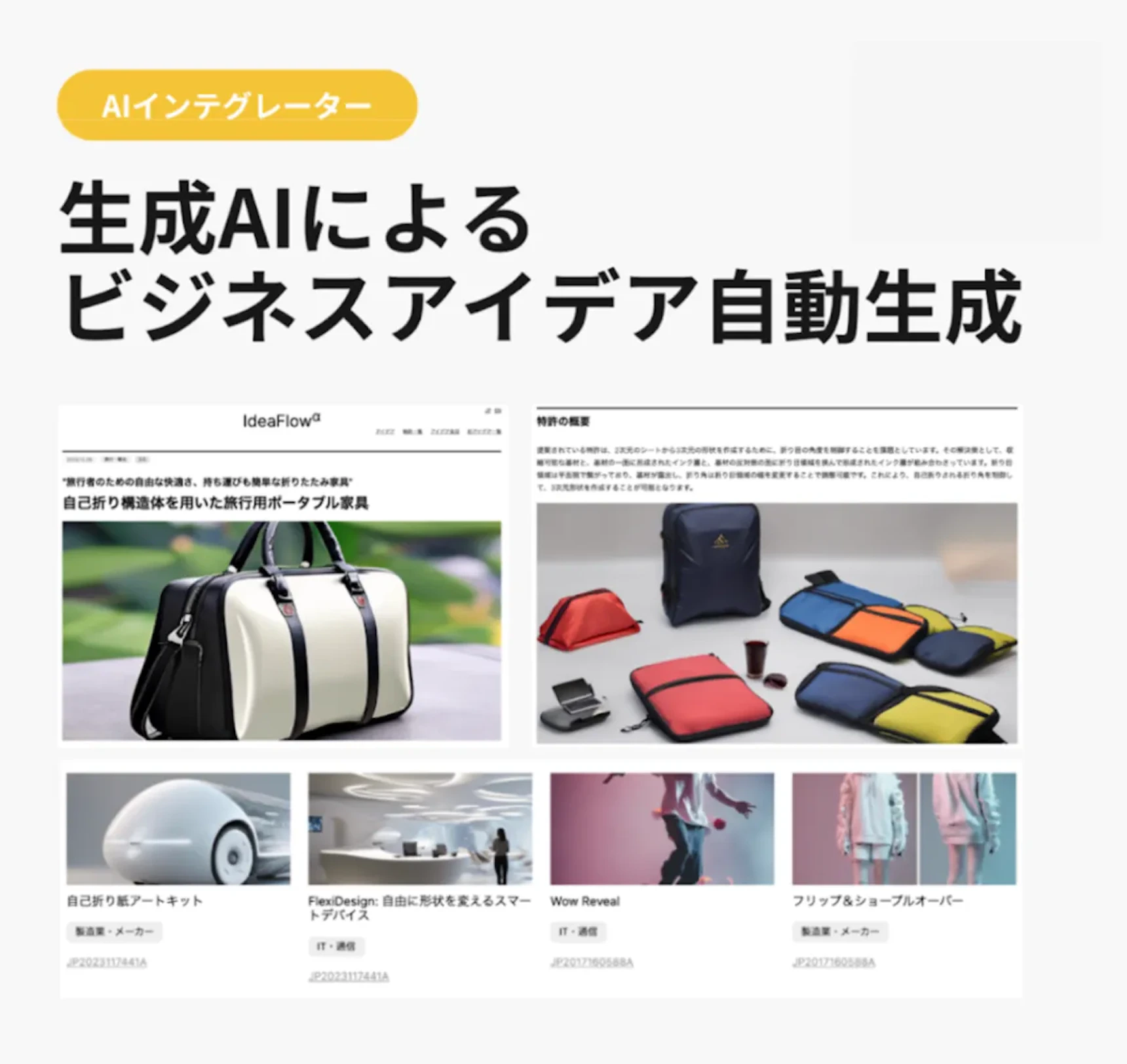 AIインテグレーター活用事例:生成AIによるビジネスアイデア自動生成