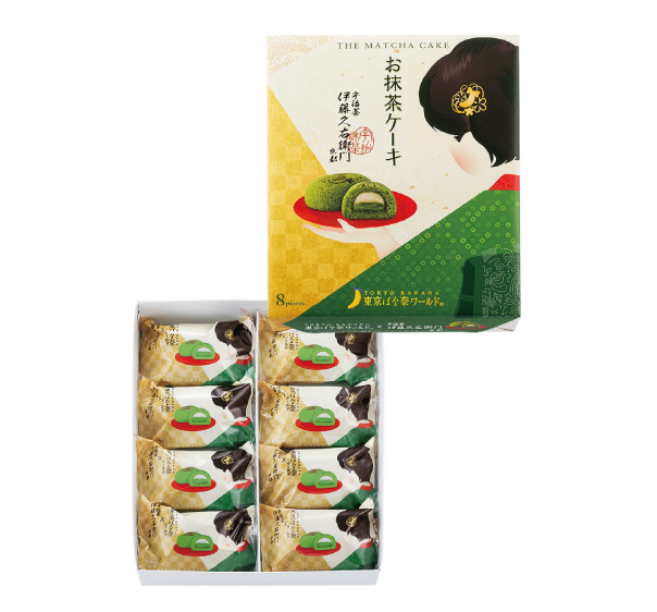 東京ばな奈ワールド×伊藤久右衛門 お抹茶ケーキ 8個入 | Fa-So-La