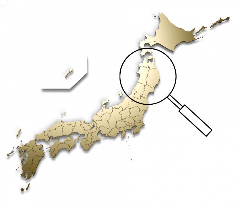 東北地方地図
