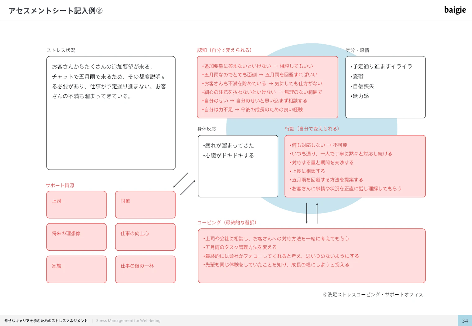 アセスメントシート記入例