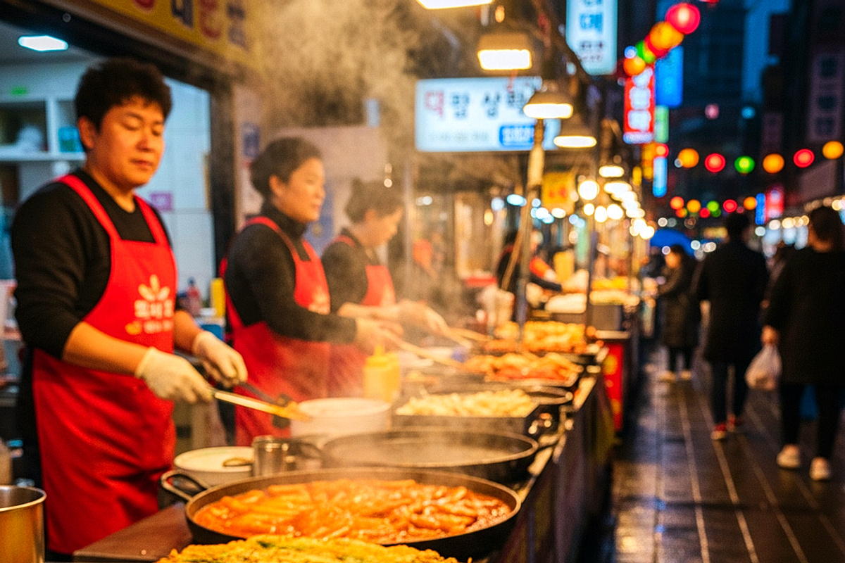 ソウルで人気の韓食ダイニング・オン6.5の店内と料理