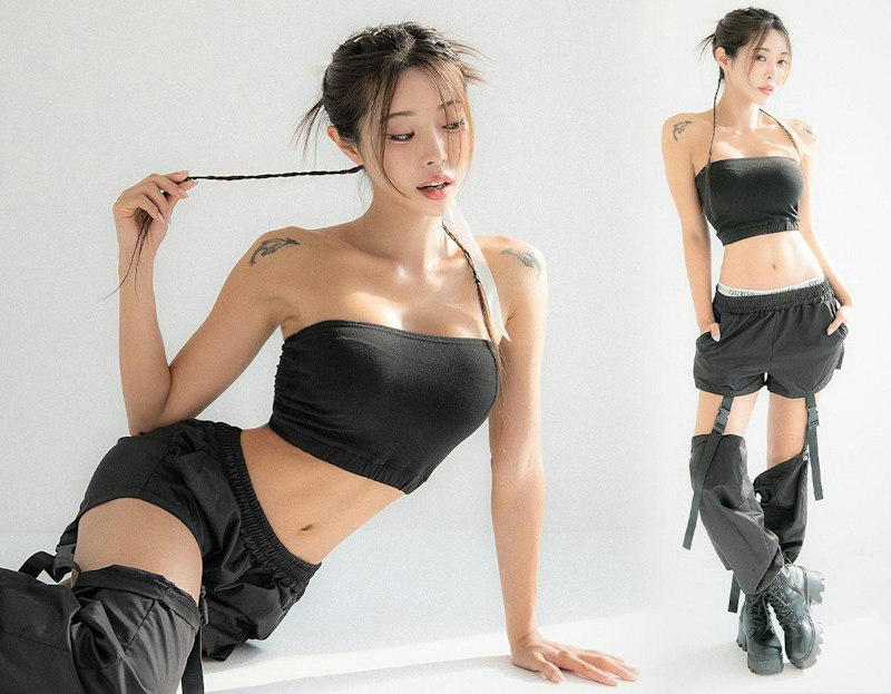 EYESU STUDIO ボディプロフィールのライティング演出