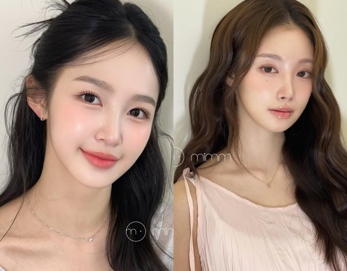 mimm Hair ミームヘア 韓国 芸能人風ヘアメイクの仕上がり