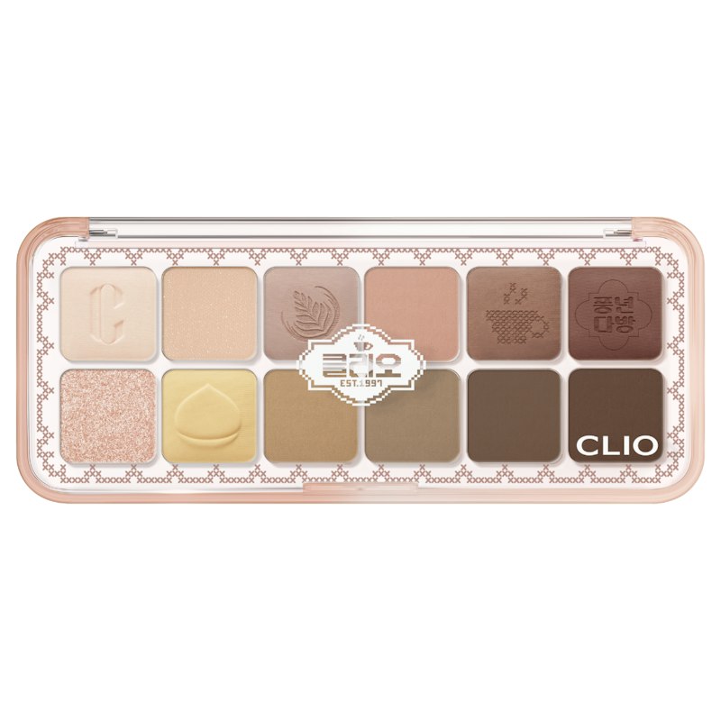 CLIO(クリオ) クリスタル グラム ティント(レトロ喫茶コレクション)(プロ アイ パレット エアー 24 トーステッド チェスナット カプチーノの12色)
