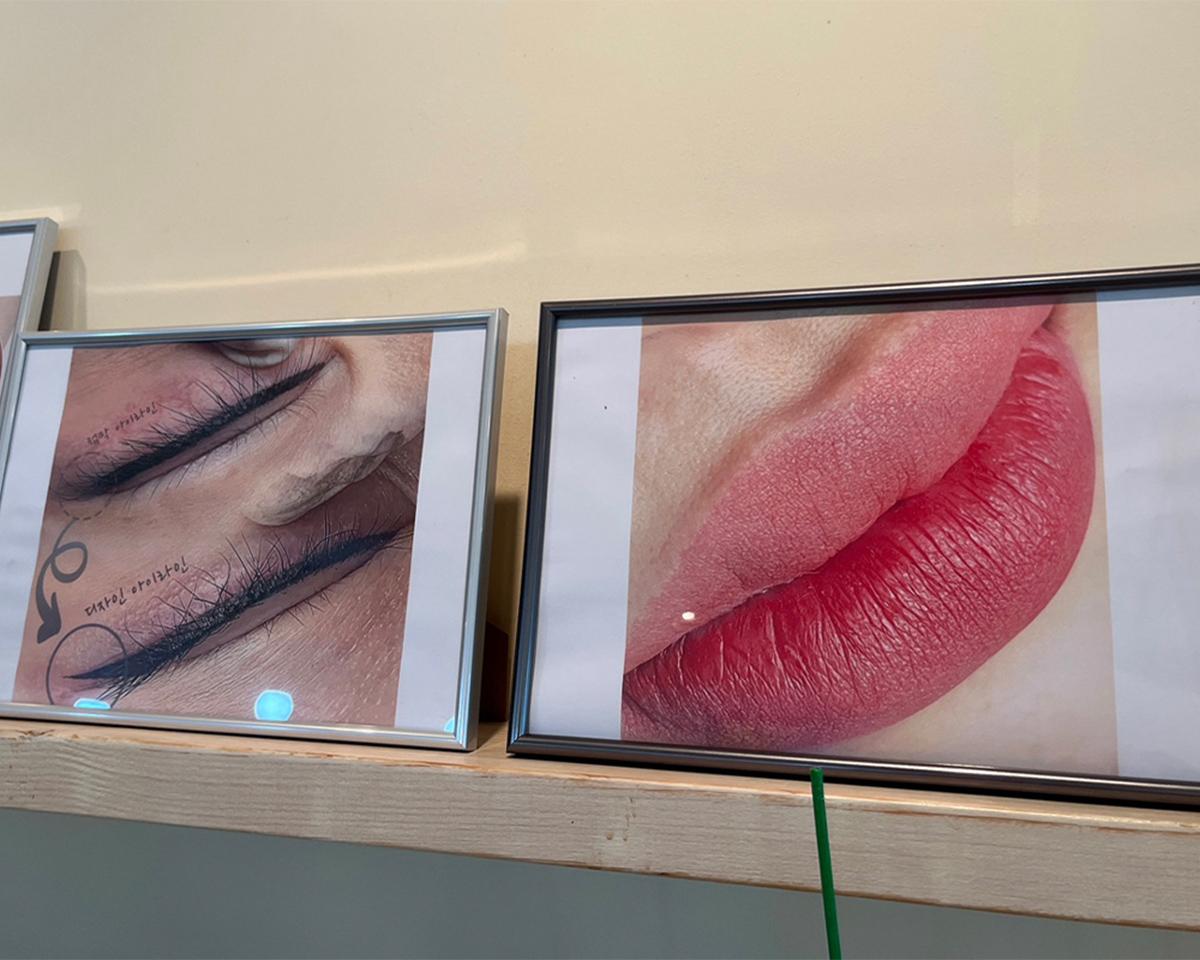 アニスブロウ リップアートメイク 仕上がり