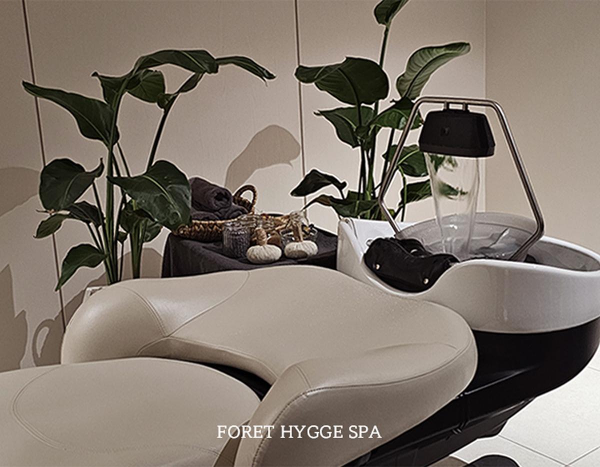 LEEKYUNGMIN FORET GARDENで韓国風ヘアメイクを仕上げた様子
