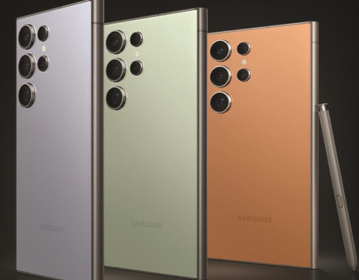 仁川空港でレンタルできるGalaxy S Ultraシリーズのスマホ外観