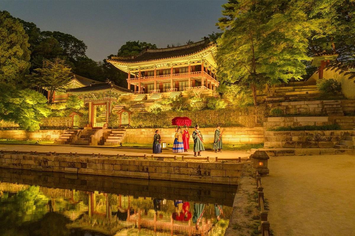 昌徳宮 月明かり紀行 夜間の殿閣ライトアップ