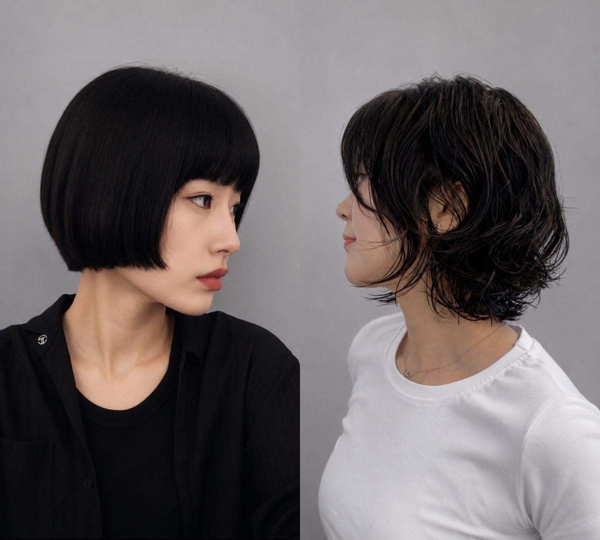 ASHU 江南区庁店で仕上げた韓国ヘアスタイル