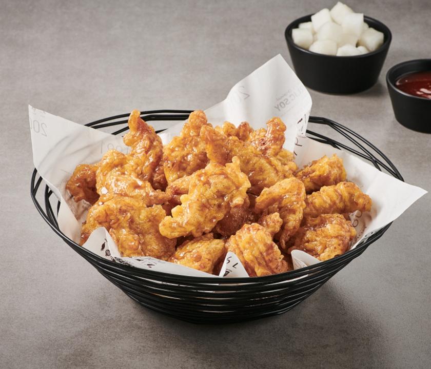 韓国チキンのデリバリー KyoChonチキンのハニーオリジナル