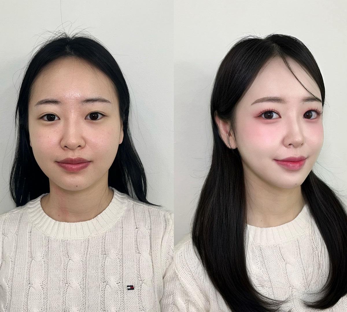 by B. makeup プライベートルームの店内の様子