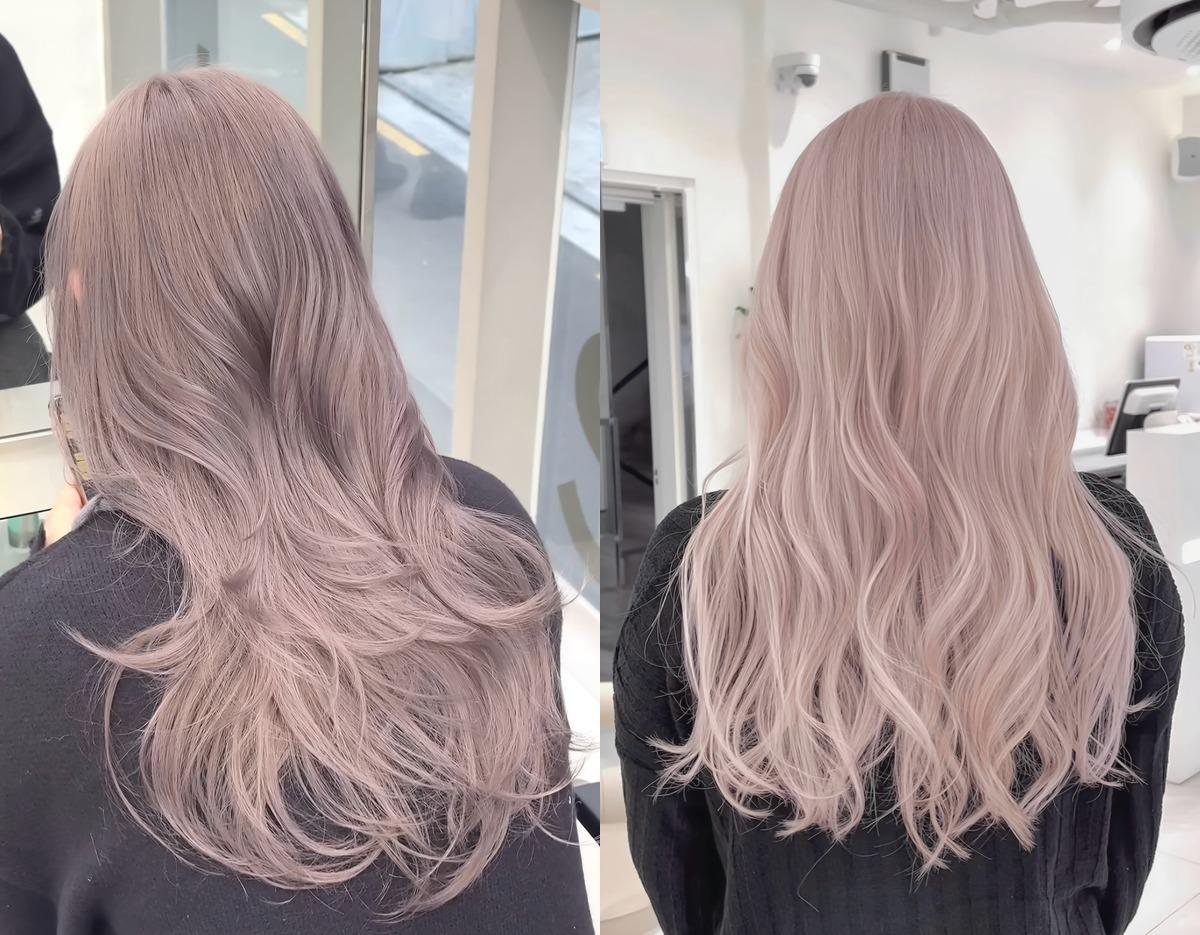 KKAL SALON 江南駅店 のカラー仕上がり例