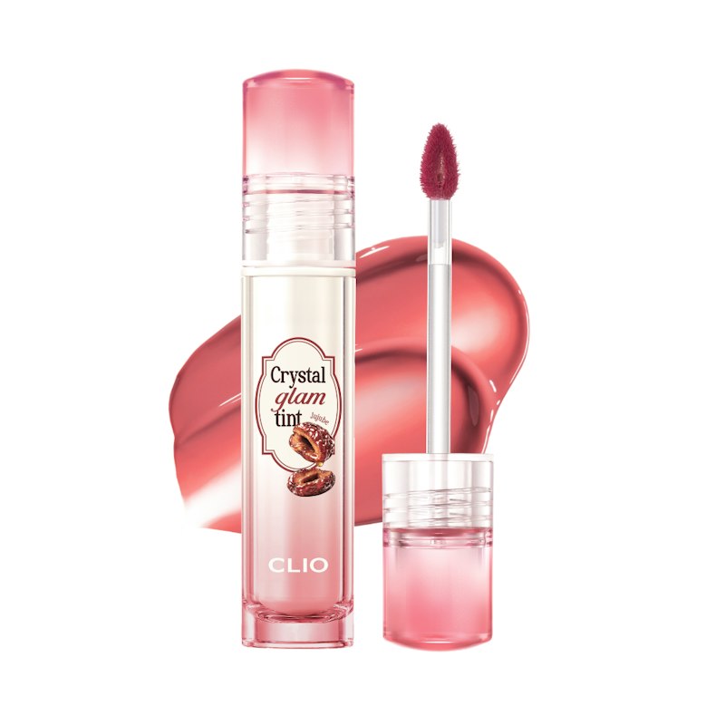CLIO(クリオ) クリスタル グラム ティント(レトロ喫茶コレクション)(クリスタル グラム ティント ジュジュブ(ナツメ)のボトルと色見本)