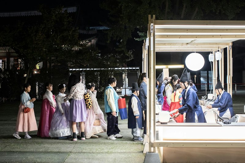 宮中文化祝典 クンイドゥンイと楽しむ会場イベント