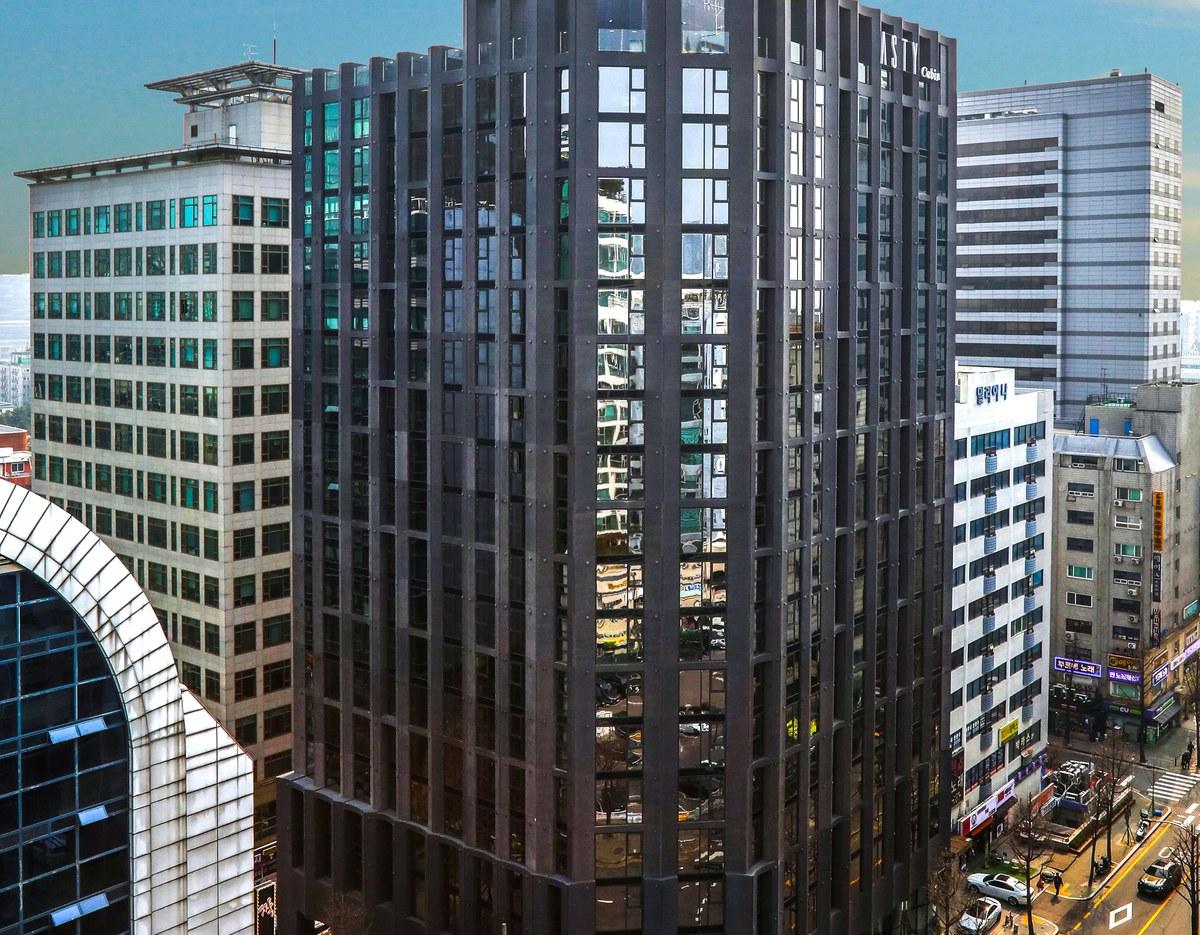 ASTY Cabin Seoul Serviced Residence ルーフトップとラウンジの共用施設