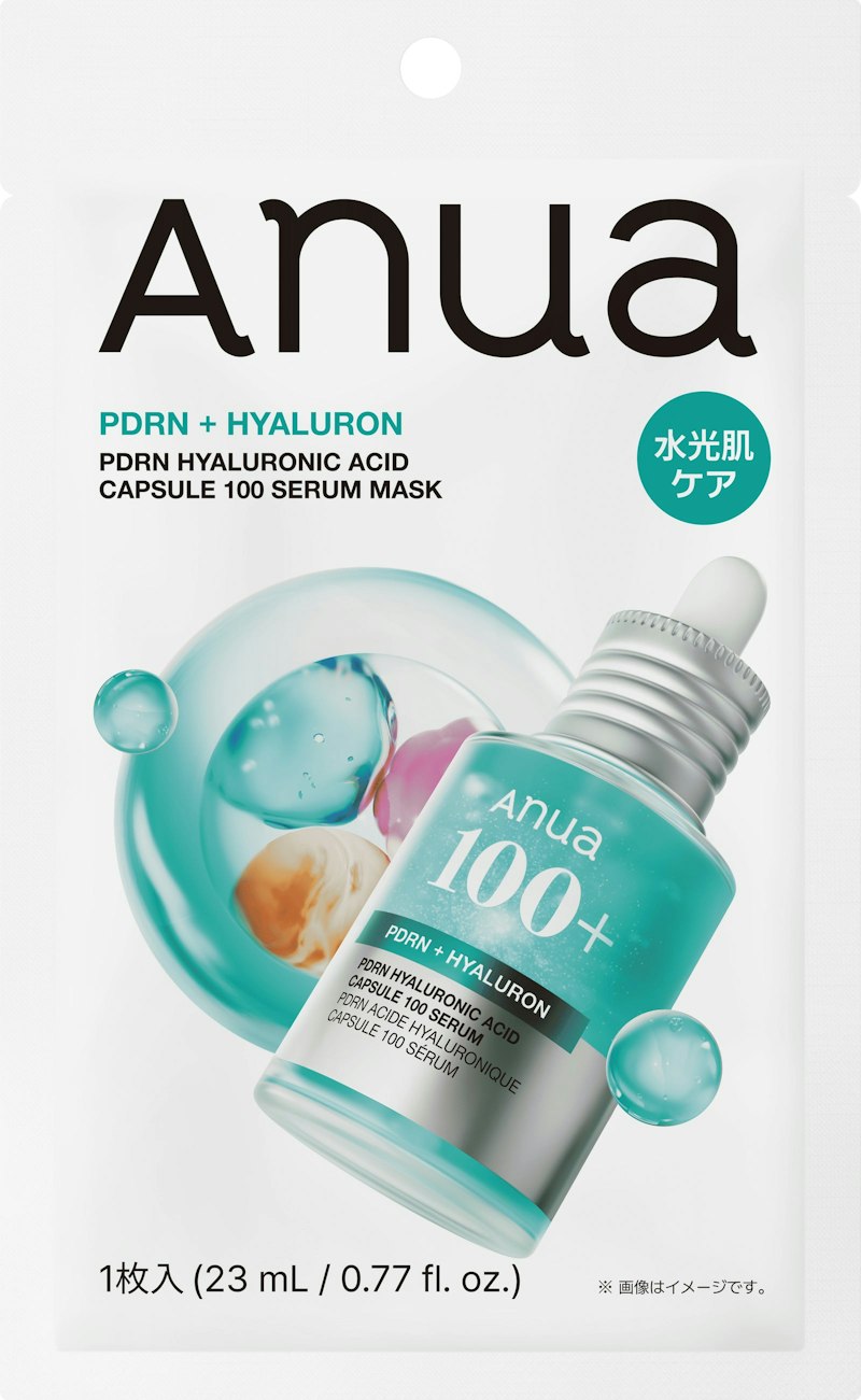Anua(アヌア) Anua 1枚入りマスクパック(PDRNヒアルロン酸100セラムマスクパックのパッケージ)