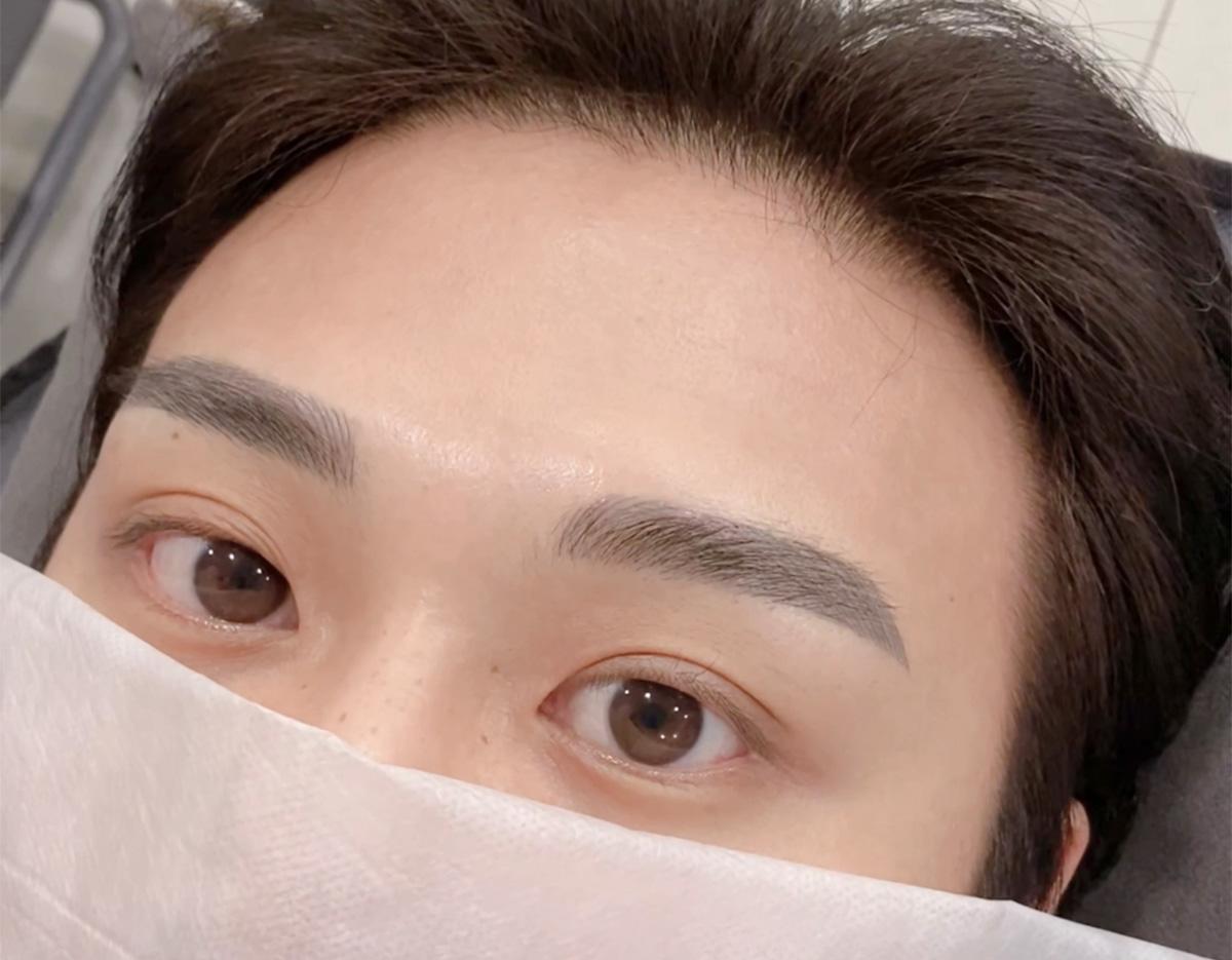 BROW DOLL 江南の韓国アートメイク眉毛・リップの仕上がり例