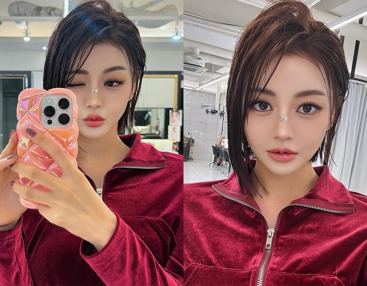 清潭メイクOLLY プロによる韓国メイク施術の様子