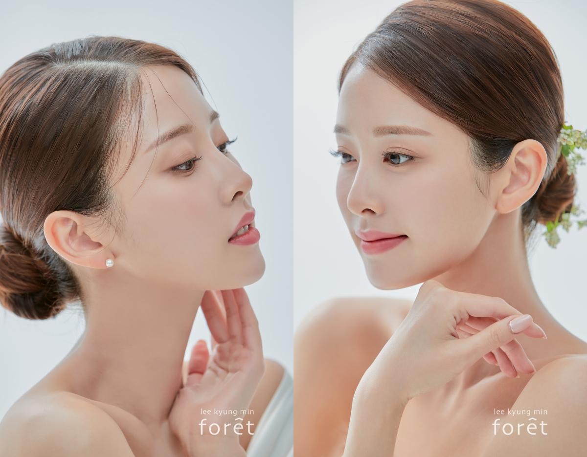 イギョンミン·フォレ 弘大店の韓国風ヘアメイク仕上がり例