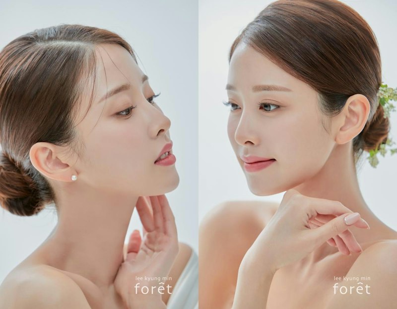 イギョンミン·フォレ 弘大店の韓国風ヘアメイク仕上がり例