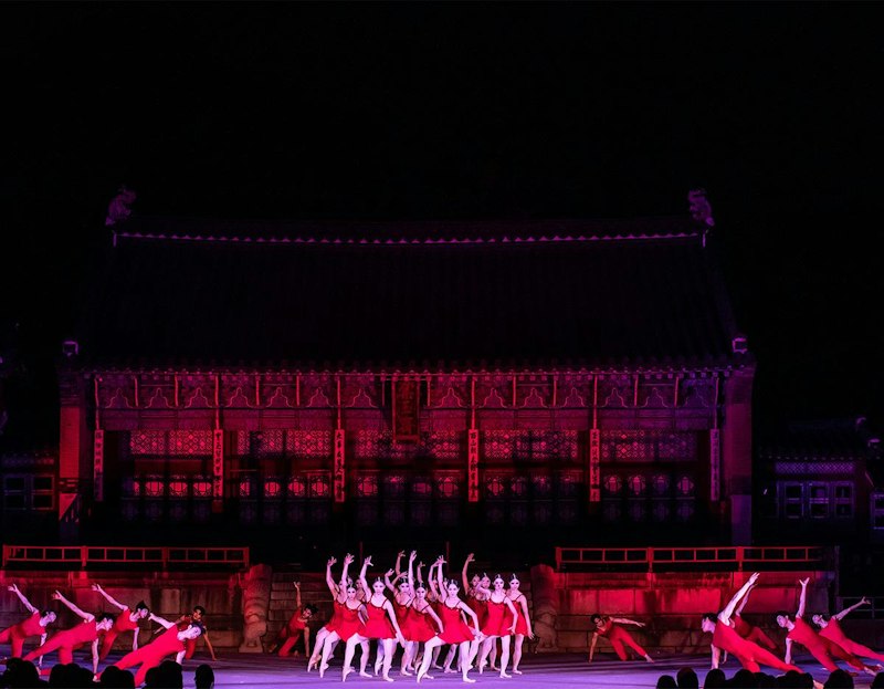 景福宮 古宮音楽会 バレエと宮廷楽士の共演ステージ