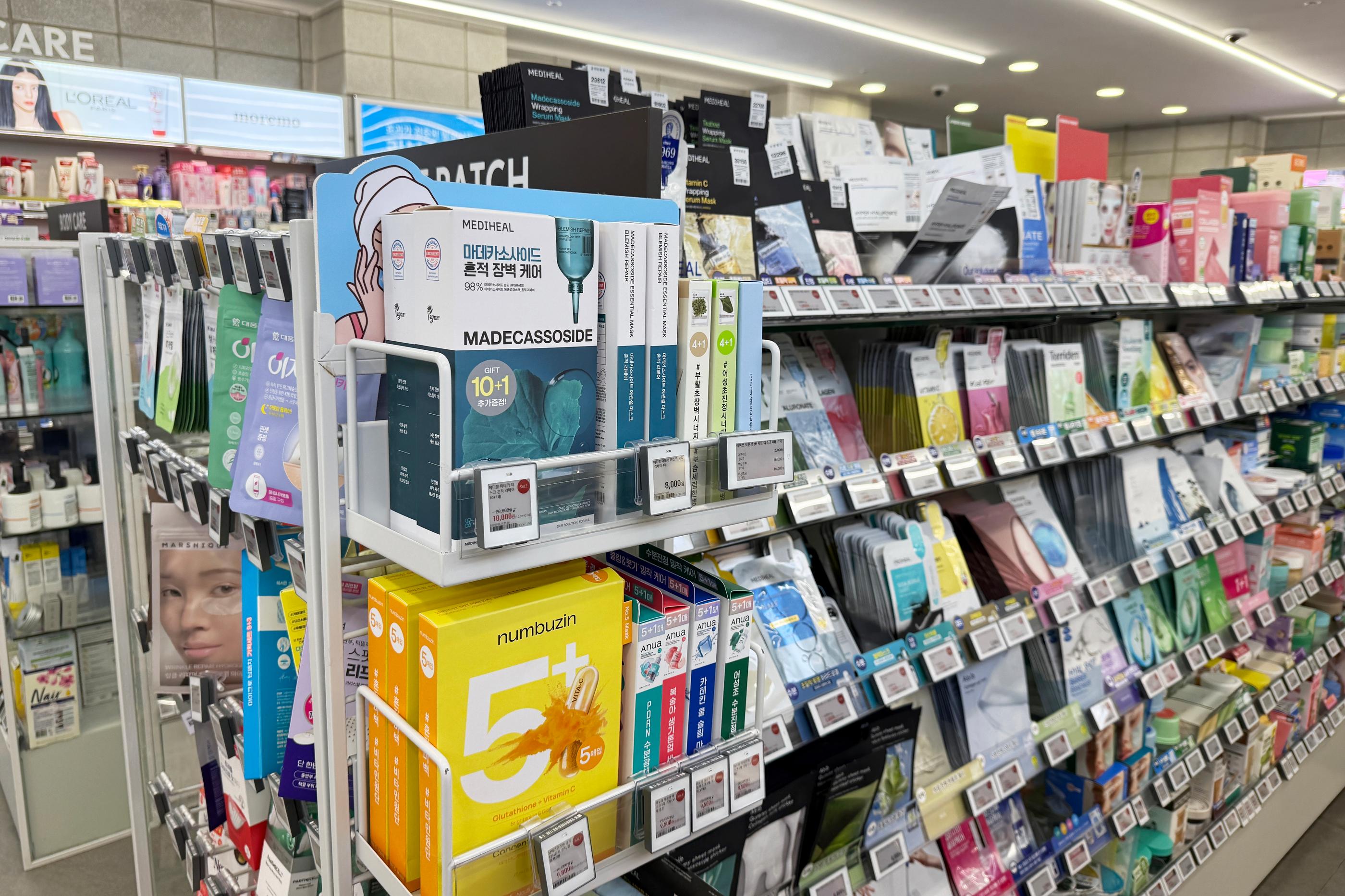 韓国版OLIVE YOUNGアプリでのギフト券利用画面