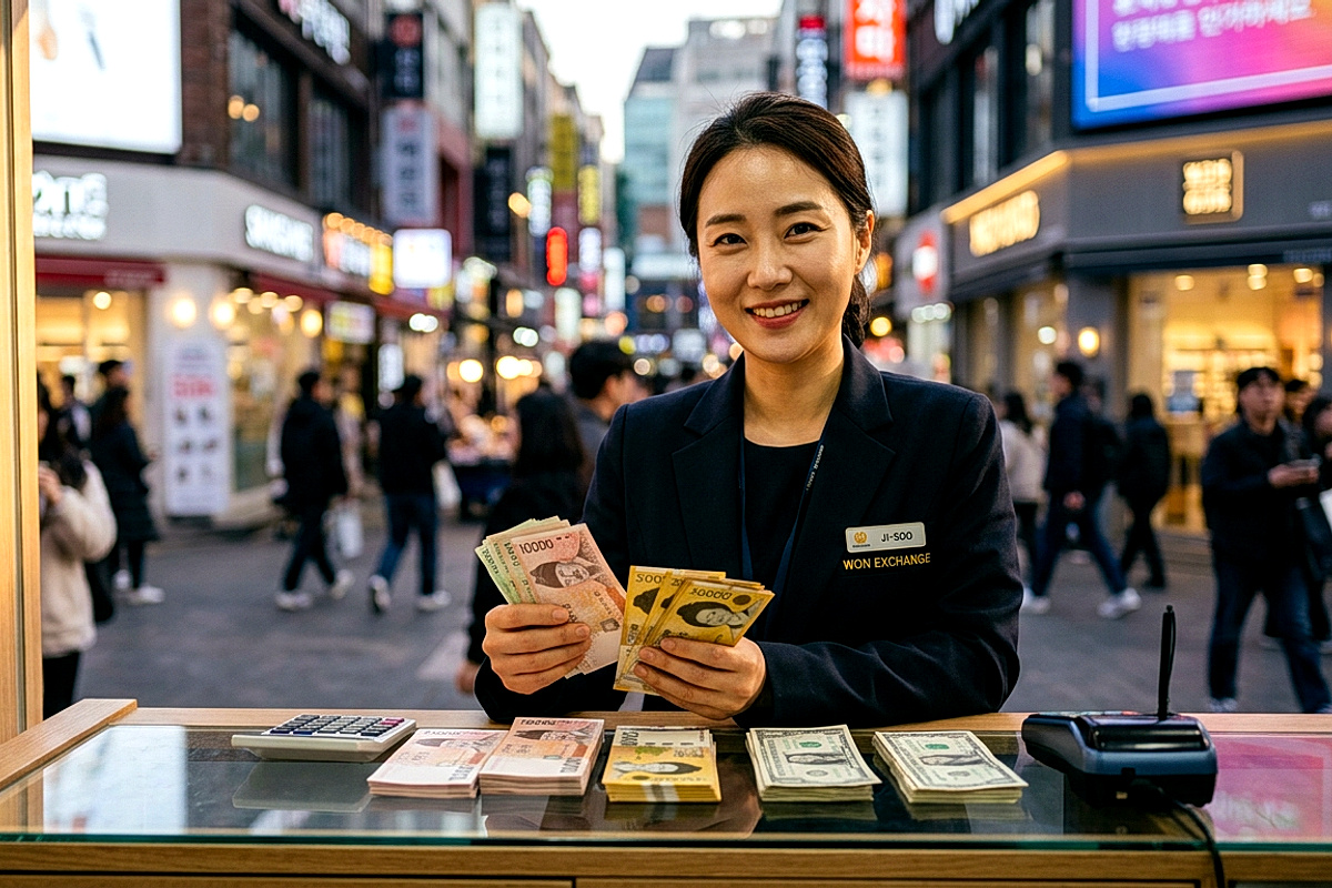 仁川空港で安心の両替予約サービスのMONEY BOXカウンター