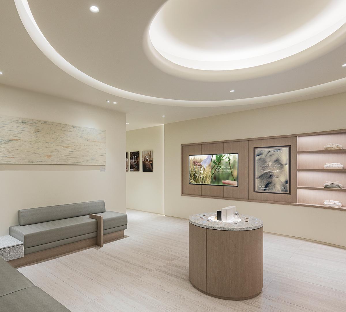 聖水ドゥナ韓医院の外観とおしゃれな院内の様子