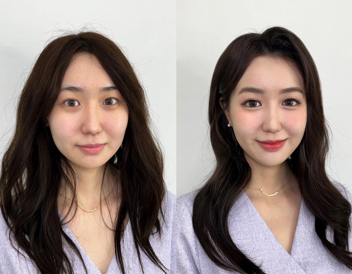 by B. makeupのカスタムメイク施術シーン