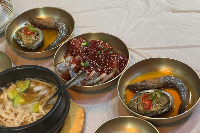 イハジョンカンジャンケジャンのカンジャンケジャン定食