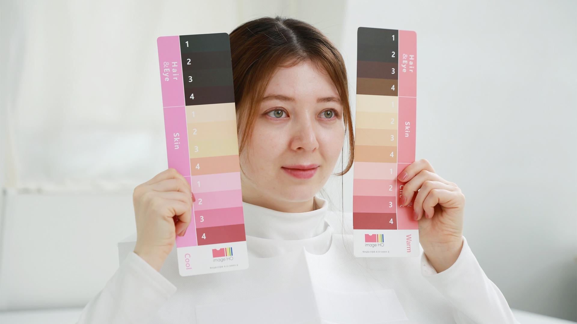 韓国弘大 image HOのパーソナルカラー診断結果とカラーパレット