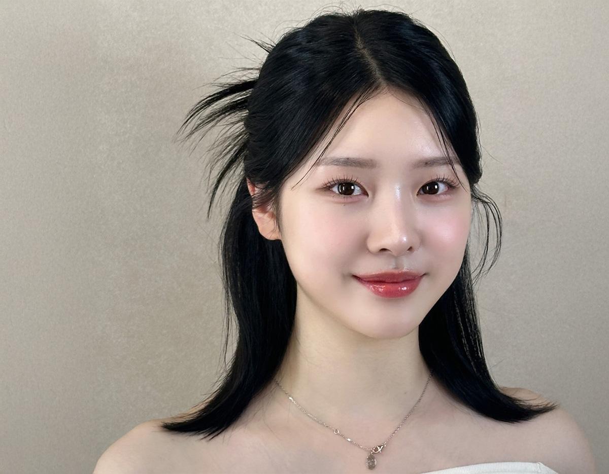 韓国DAYDAYサロンのアイドル風メイク仕上がり例