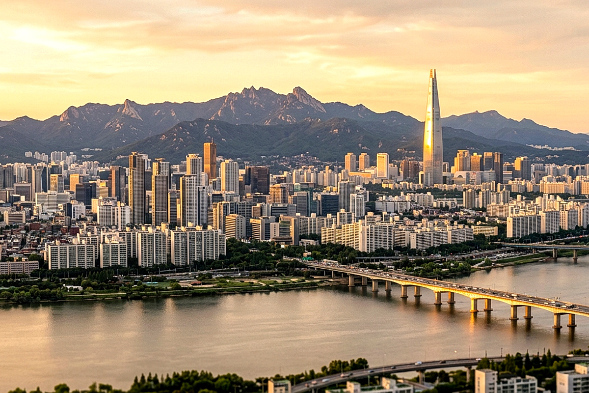 清州空港ソウル間の高速バス予約画面と時刻表