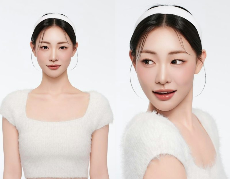 cocorea明洞の韓国メイクアップ仕上がりイメージ