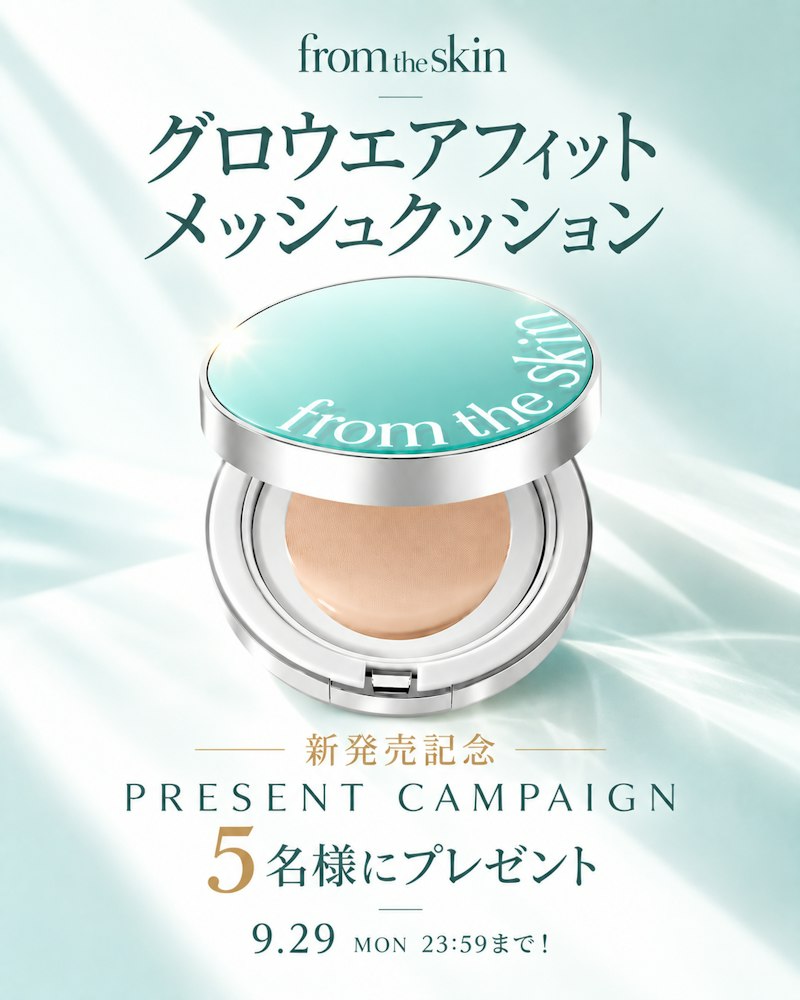 アイキャッチ画像:from the skin グロー エアフィット メッシュクッション|2色・7,590円 - Klick Korea