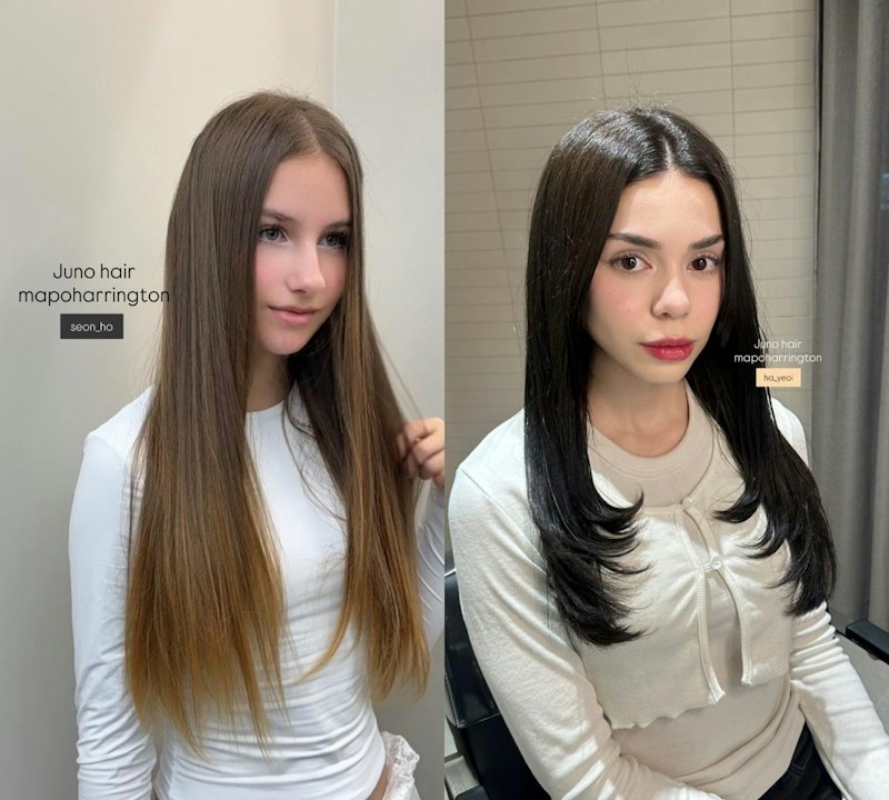 JUNO HAIR 麻浦へリントン店の韓国風パーマ・カラーメニュー