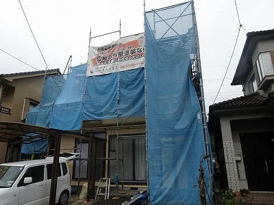 ７月２８日より工事に入りました  可部町桐原・Ｈ様邸工事中です　ただいま施工中（ブログ）サムネイル画像