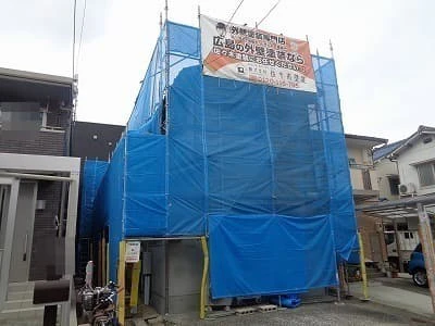 ９月１９日より工事に入りました  府中町浜田２丁目・Ｋ様邸工事中ですサムネイル画像