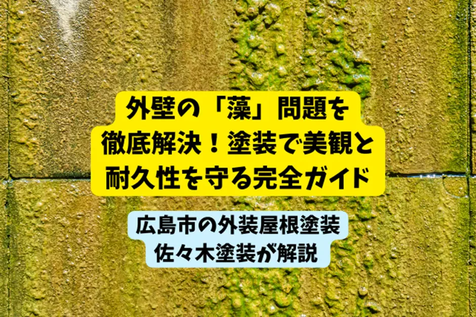 外壁の「藻」問題を徹底解決！塗装で美観と耐久性を守る完全ガイドサムネイル画像