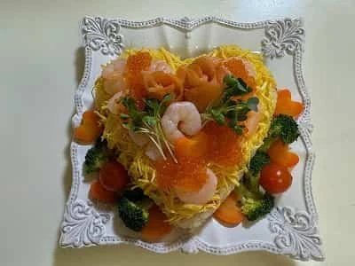 おひさしぶりの寿司ケーキサムネイル画像