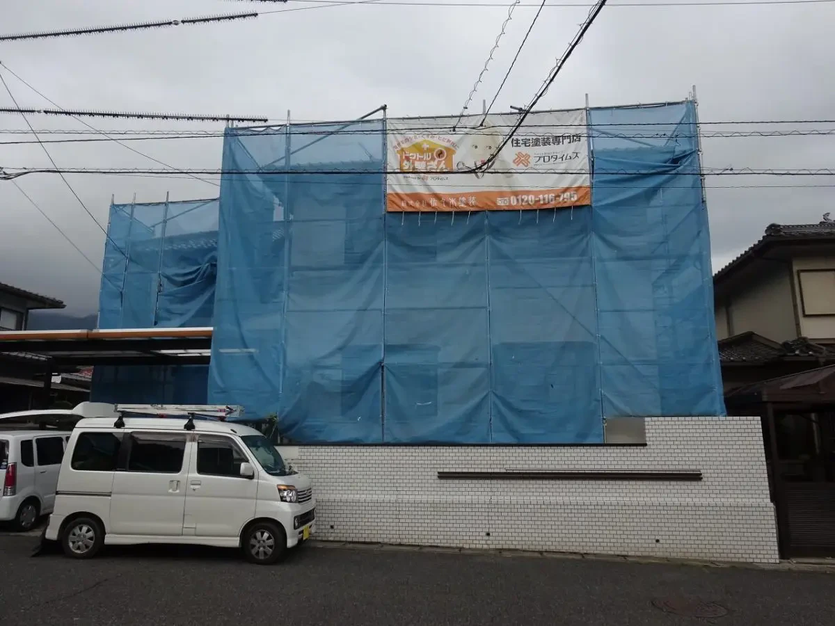 広島市安佐北区亀崎４丁目・Ｍ様邸　ただいま施工中  『ミサワホーム』の木質パネル工法の２階建て住宅です。サムネイル画像