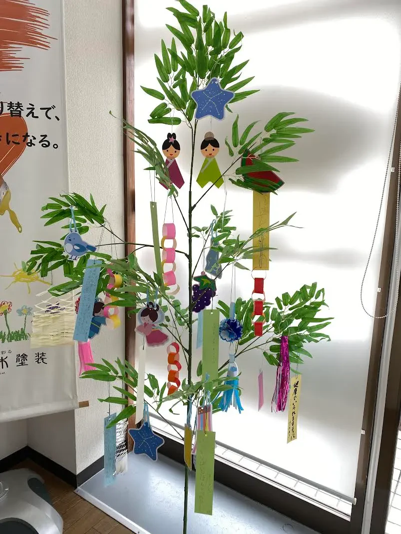 七夕の飾り付けをしました！サ ムネイル画像