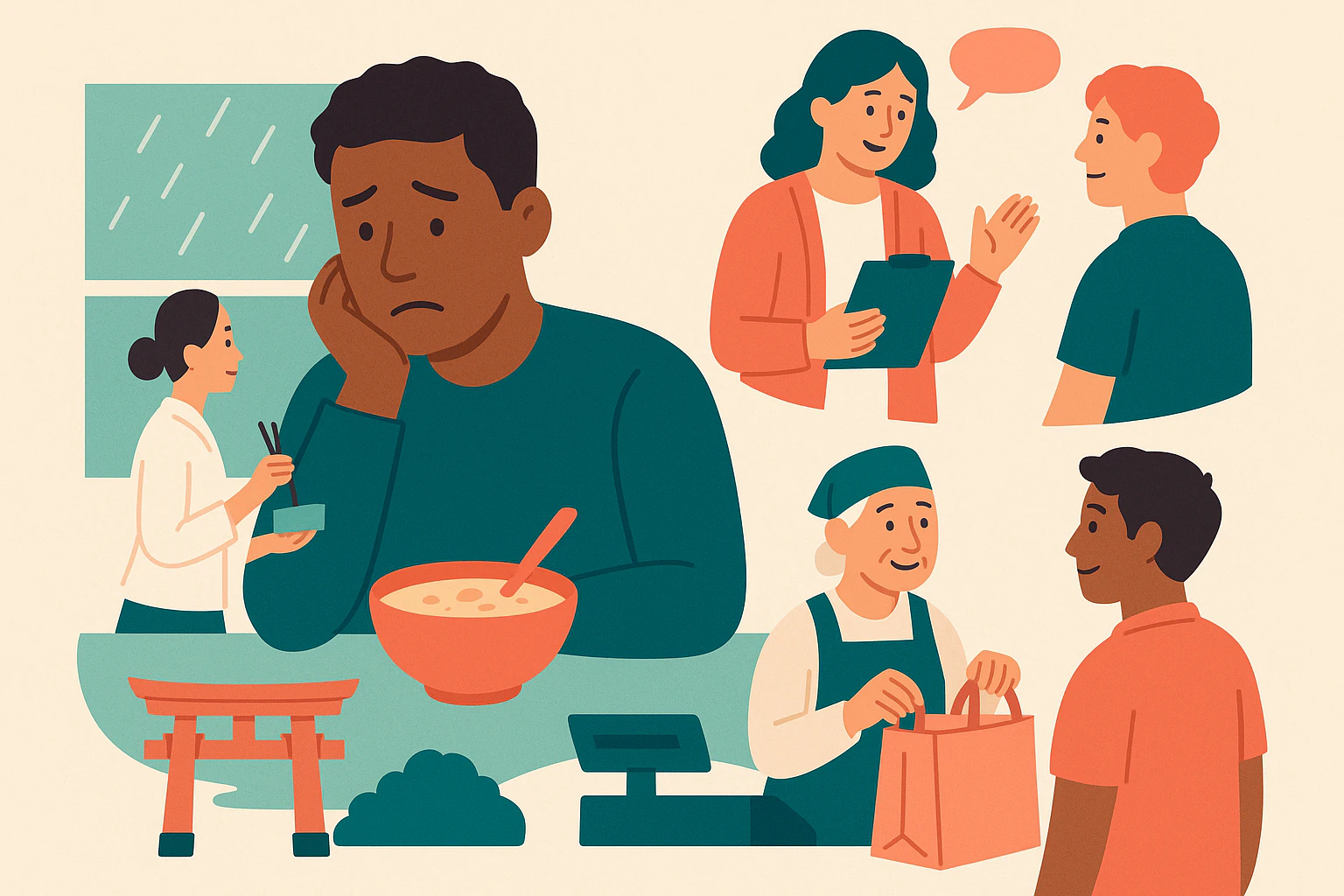 जापानमा घरको याद सताएको छ? पहिले सान्त्वना दिने खाना, अनि वास्तविक मद्दत
