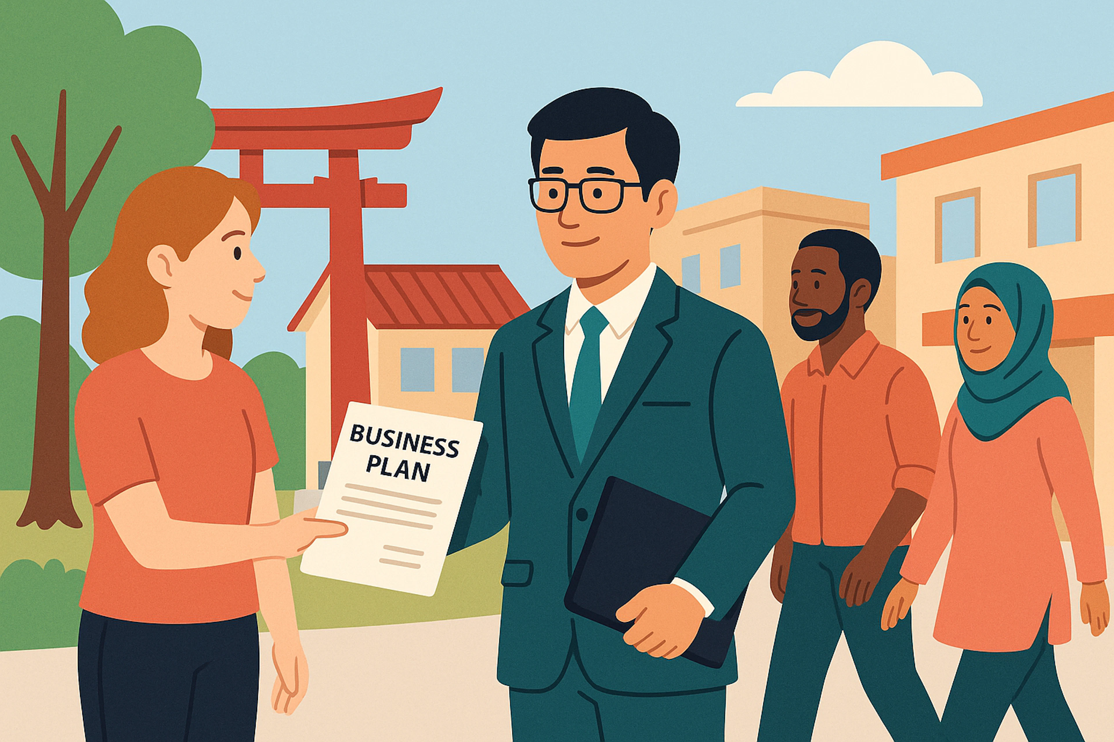 การรับรองแผนธุรกิจสำหรับวีซ่าผู้จัดการธุรกิจในญี่ปุ่น: ผู้ใดมีสิทธิ์รับรองบ้าง
