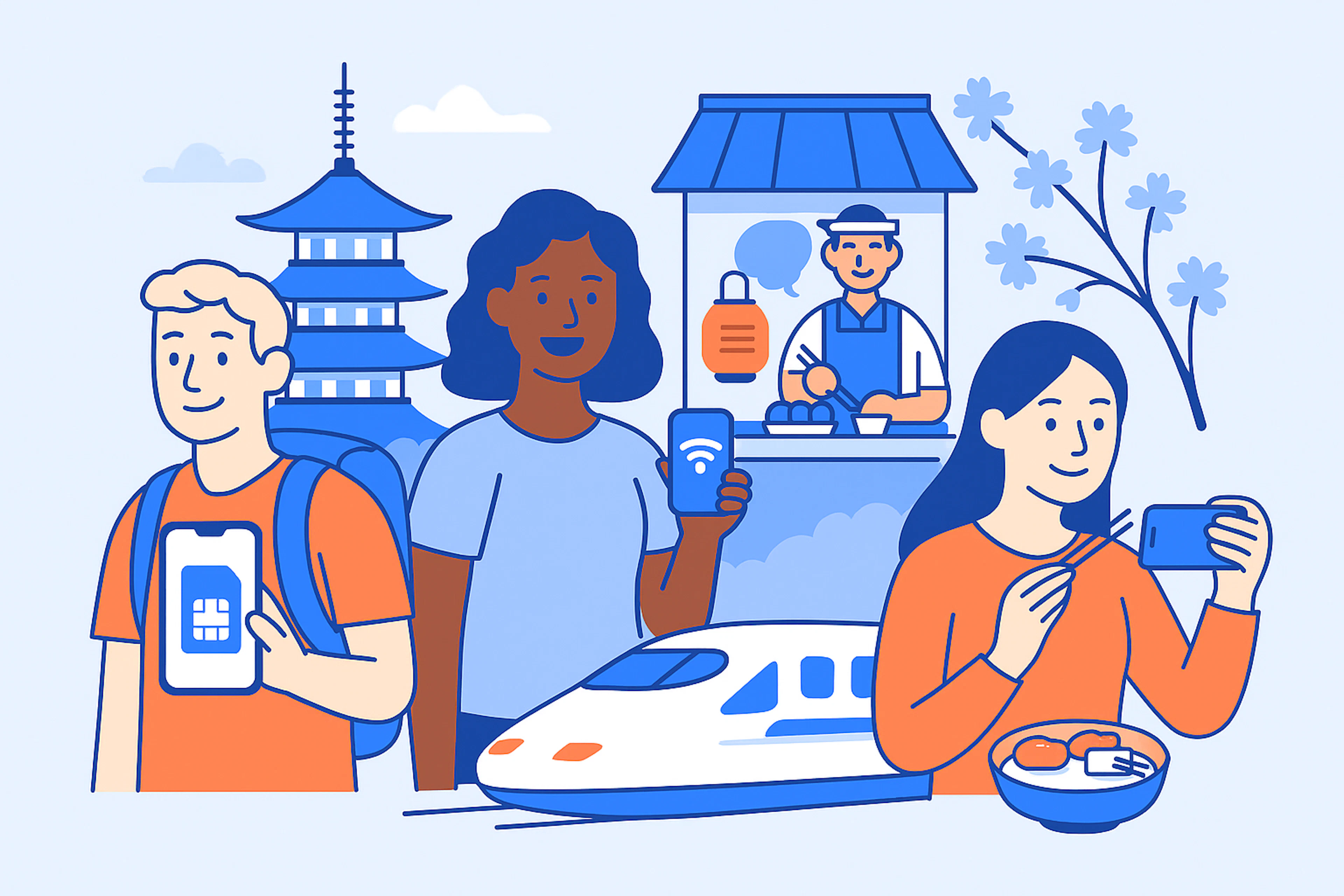 日本のeSIM vs ポケットWi-Fi（2026）：フードアプリに最適な選択肢
