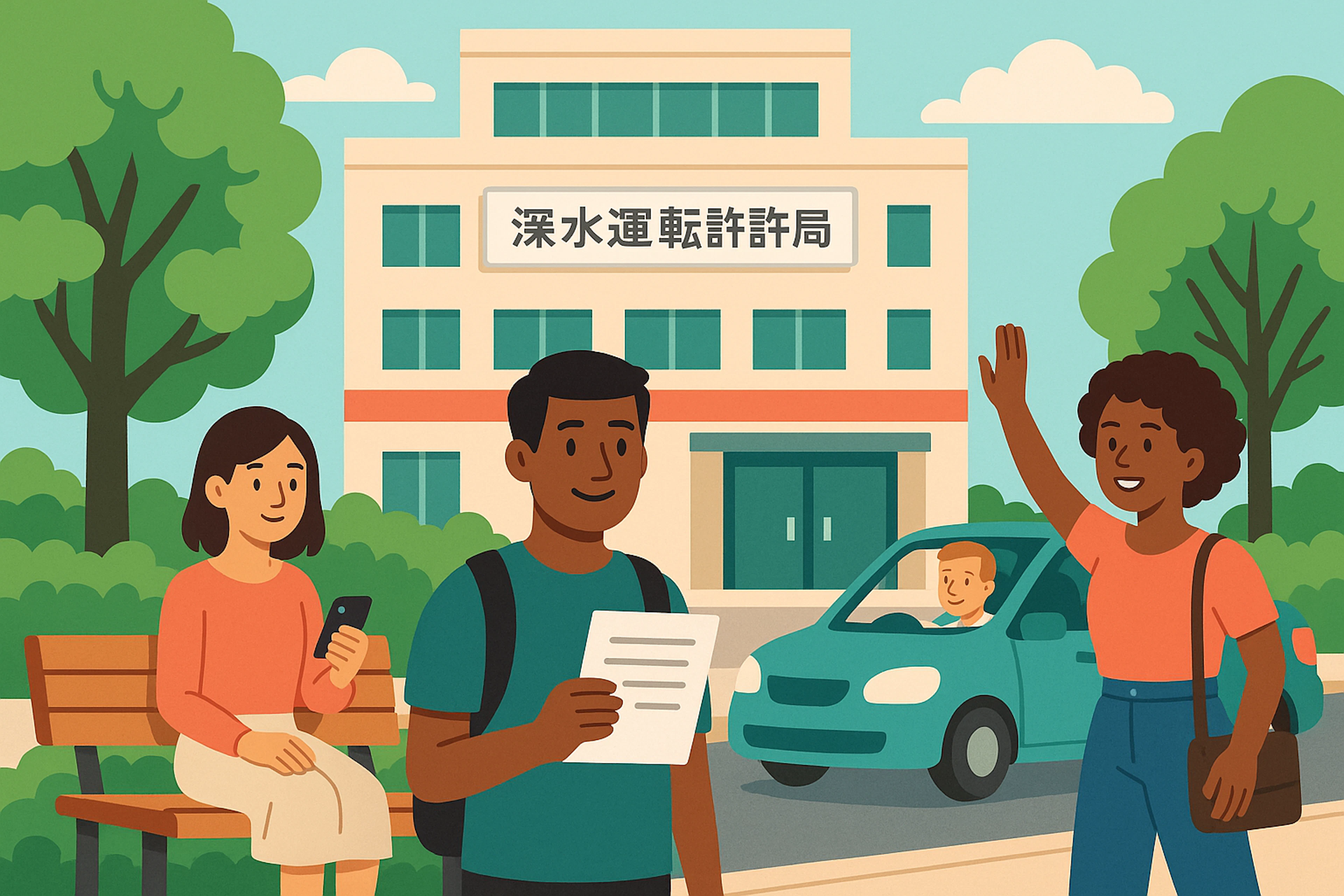 鮫洲驾照中心英语考试：预约与当日攻略