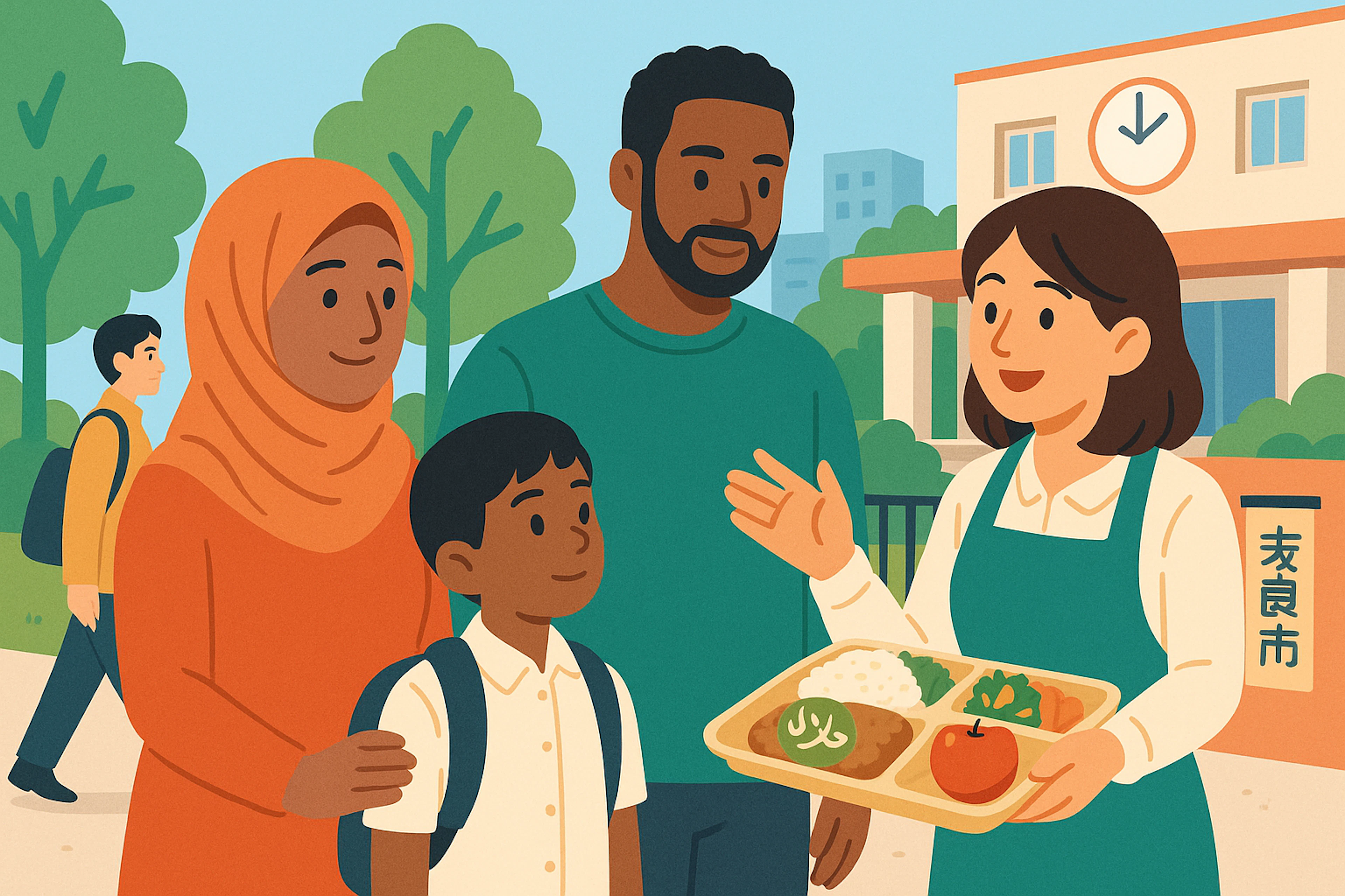 Butuh Makan Siang Halal di Sekolah di Kota Osaka? Cara Mengajukannya ke Sekolah Anda (2026)
